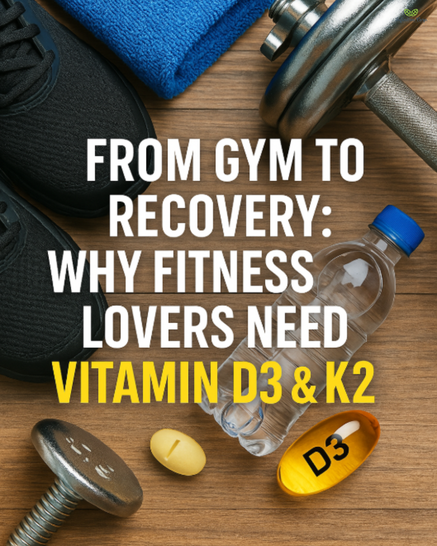 From Gym to Recovery: Why Fitness Lovers Need Vitamin D3 & K2