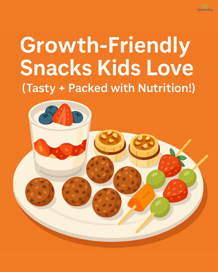 Growth-Friendly Snacks Kids Love (Tasty + Packed with Nutrition!)