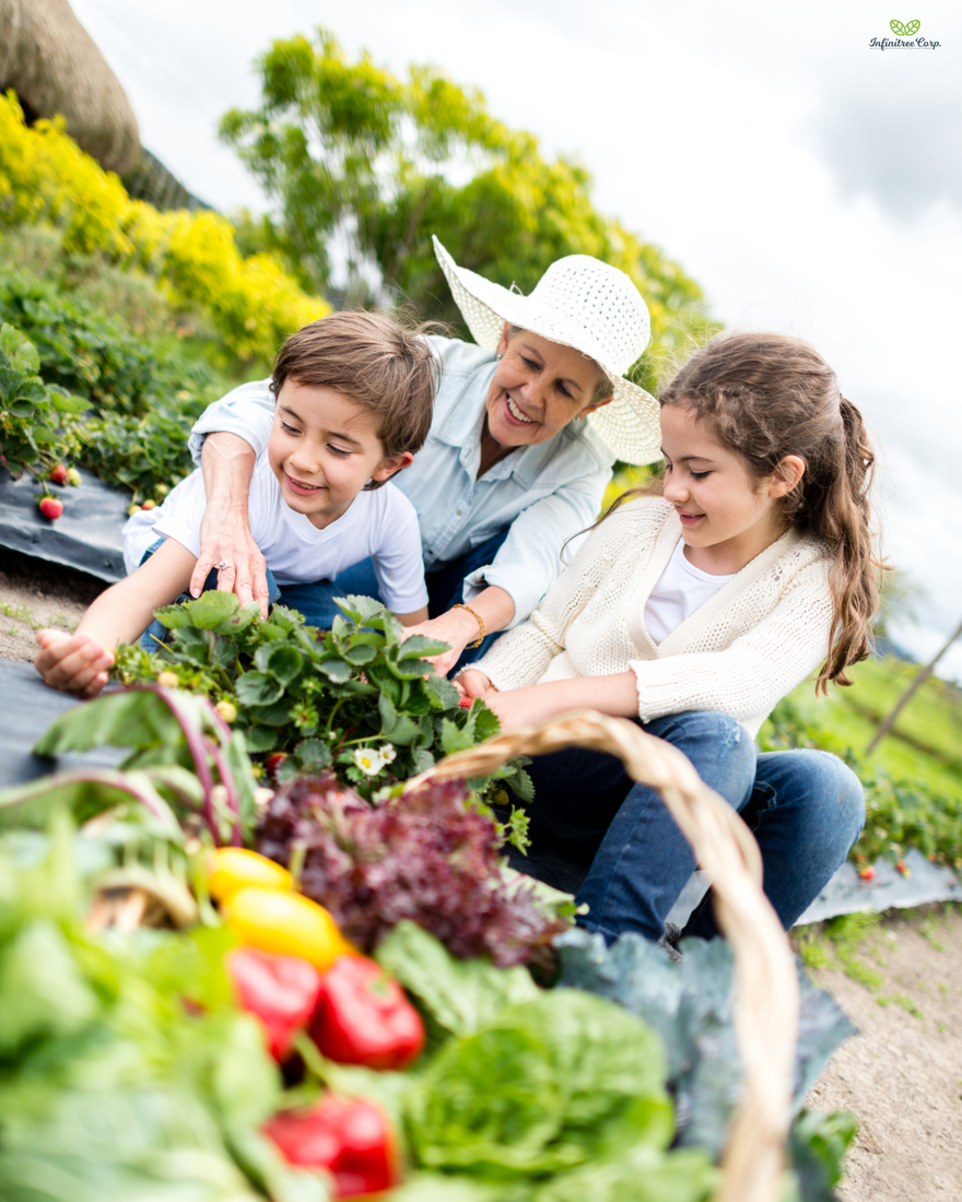 How Gardening Together Can Teach Kids About Nutrition and Growth