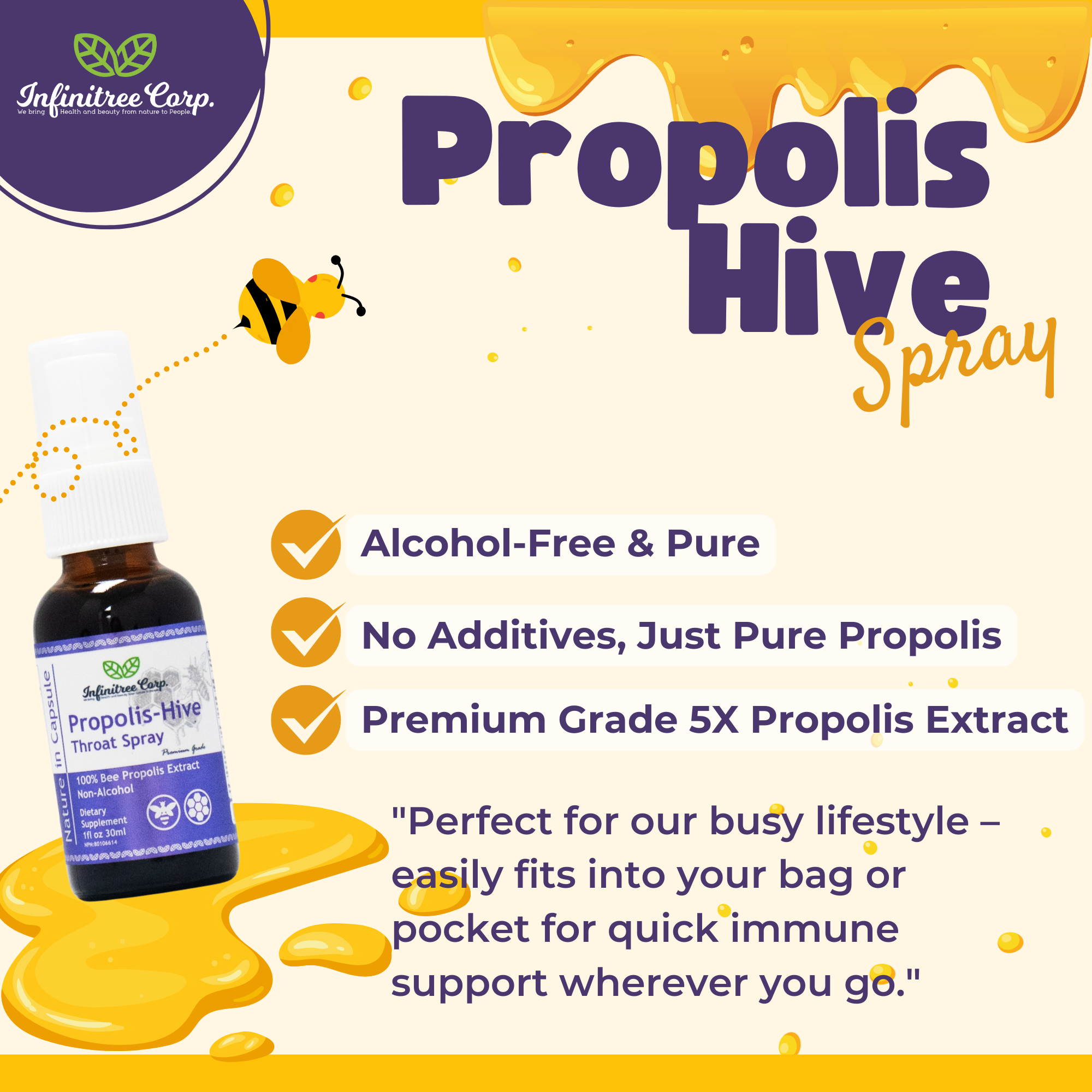 Bee Propolis Hive Spray 30ML