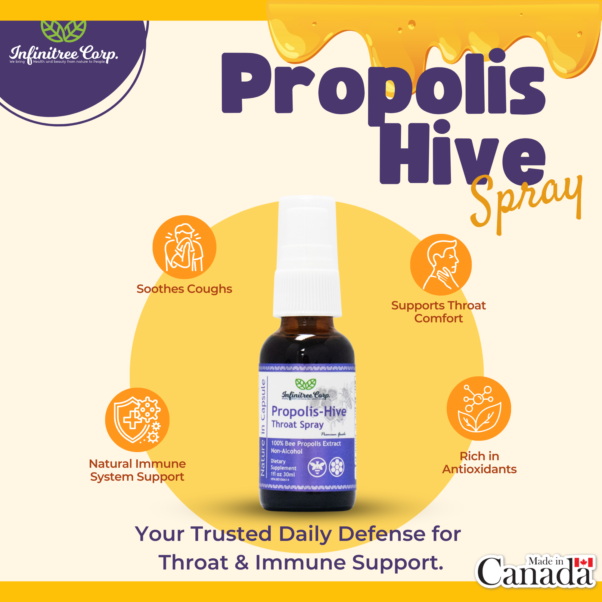 Bee Propolis Hive Spray 30ML