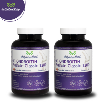 (Set of 2) Chondroitin Sulfate Classic 1200 120 Capsules