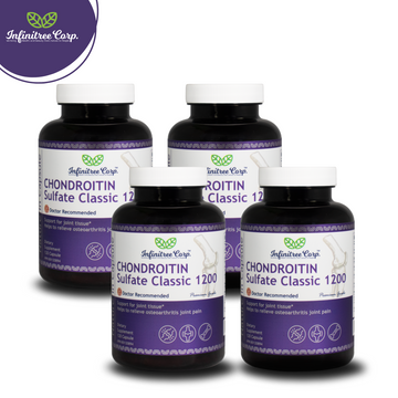 (Set of 4) Chondroitin Sulfate Classic 1200 120 Capsules